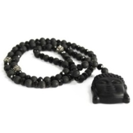 Buda / piedra negra - collar de… · AW-Boho-14 | HogarLider