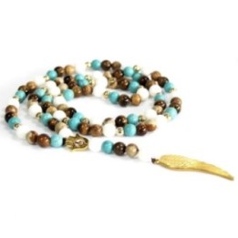 Ala de angel / collar de piedras preciosas | HogarLider