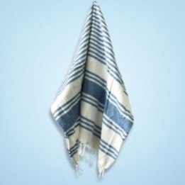 Toalla Spa Hammam - Azul Océano - 90x170cm | HogarLider
