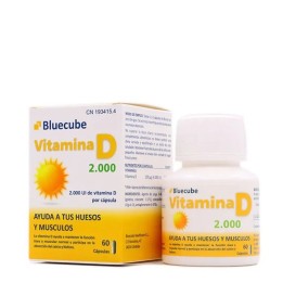 Bluecube Vitamina D 2000 60 Cápsulas | HogarLider