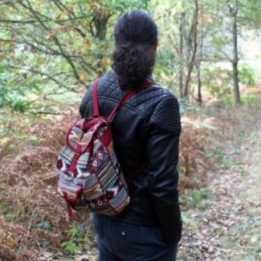 Tejido Jacquard - Mochila Chocolate | HogarLider
