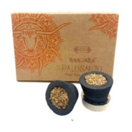 Caja de 6 copas de Resina Banjara - Palo Santo | HogarLider