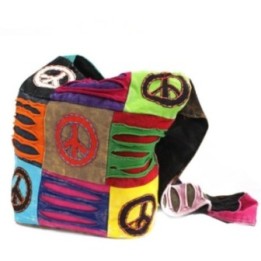 Bolso Étnico Estilo Hippie - Teal / Om | HogarLider