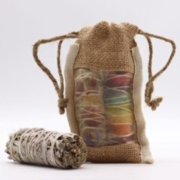 Bolsa Pequeña de Yute Lavada - 10x15cm | HogarLider