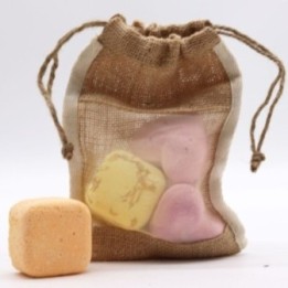 Bolsa Mediana de Yute Lavada - 21x15cm | HogarLider