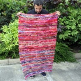 Alfombra de trapo medio - 128x75cm | HogarLider