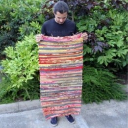 Alfombra pequeña de trapo - 50x90cm | HogarLider
