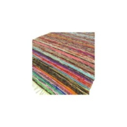 Alfombra de trapo de lujo de 151 x 90 cm - Verde | HogarLider