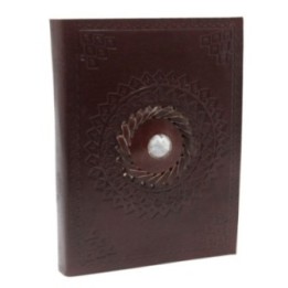 Cuaderno de cuero Piedra de la Luna | HogarLider