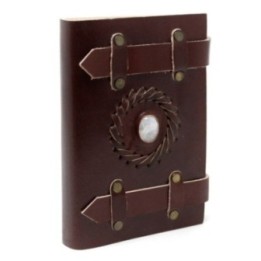 Cuaderno de cuero Ojo de la luna con Correas | HogarLider