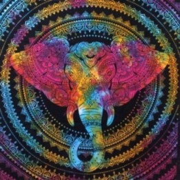 Colcha doble de Algodón - Cabeza de Elefante | HogarLider