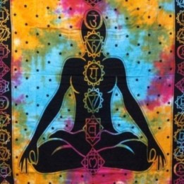 Colcha doble de Algodón - Buda Chakra | HogarLider