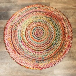 Alfombra Redonda de Yute y Algodón… · AW-JRug-02 | HogarLider