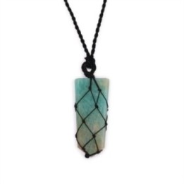Colgante de punta plana con piedras… · AW-LGemP-09 | HogarLider