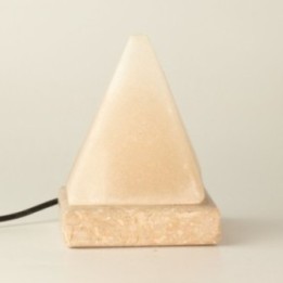 Lámpara de sal USB WHITE Pyramid - 9 cm (multi) | HogarLider