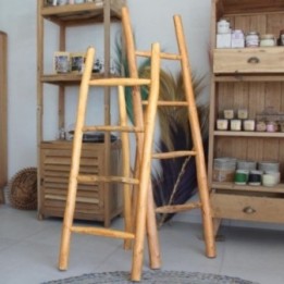 Escalera de teca Med - 1.2m - Natural | HogarLider