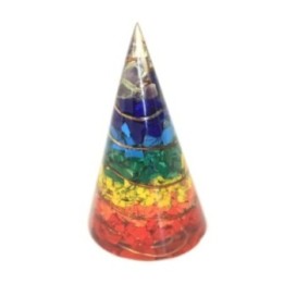 Orgonite Cone - 80mm - Multichip | HogarLider
