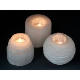 Candelabro Selenita alta montaña - 8 cm | HogarLider