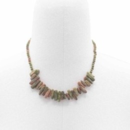 Collar de gemas Longstone - Ágata musgosa | HogarLider