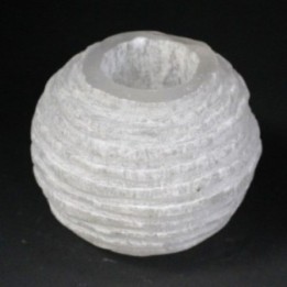 Candelero Selenite Bola de Nieve- 8 cm | HogarLider