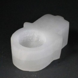 Candelabro Selenite Hamsa | HogarLider
