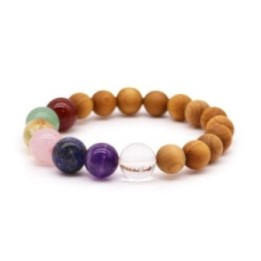 Pulsera de Cedro - 7 chakras | HogarLider
