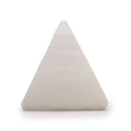Pirámide de selenita - 5 cm | HogarLider
