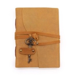 Oiled Tan Leather & Key | HogarLider