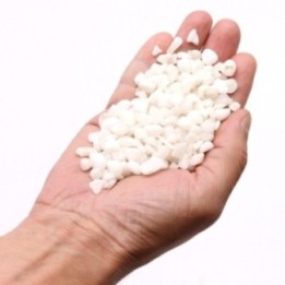 White Quartz Gemstone Chips Bulk - 1KG | HogarLider