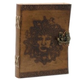 Leather Greenman Notebook | HogarLider