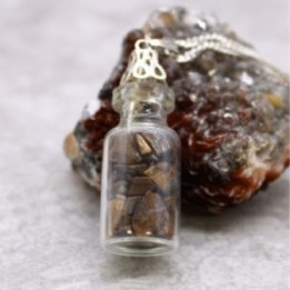 Collar de Gemas Embotelladas - Ojo de Tigre | HogarLider