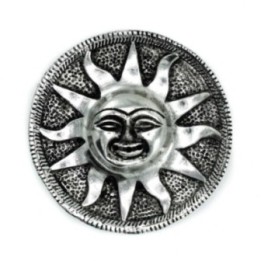 Porta Incienso Sol Aluminio Pulido 9m | HogarLider