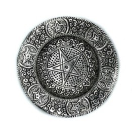 PortaIncienso Pentágono Aluminio Pulido 11.5cm | HogarLider