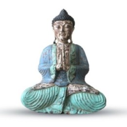 Estatua de Buda Vintage Azul Menta… · AW-VHCBS-05 | HogarLider