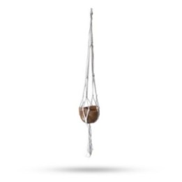 Macrame Soporte Clásico - Natural Med Pot | HogarLider
