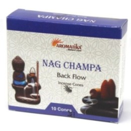 Conos de Incienso Reflujo Aromatika - Nag Champa | HogarLider