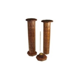 Sheesham Hexaganal Incense Tower | HogarLider