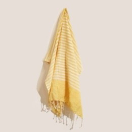 Manta Pario - 100x180 cm - Amarillo Sol | HogarLider