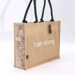 Bolsa Grande de Yute Hop Hare - Soy Fuerte | HogarLider