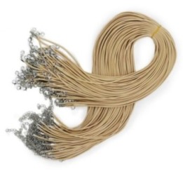 Cordones para accesorios - 2mm x 55cm - Tan 117 | HogarLider
