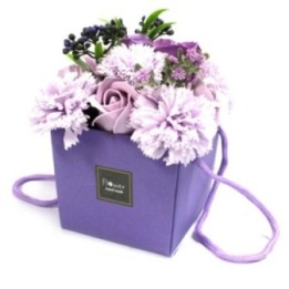 Bouquet Flores Jabón-Rosas y Morado | HogarLider