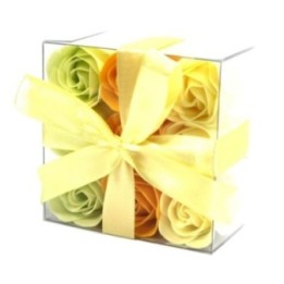 Set de 9 flores de Jabón - rosas primavera | HogarLider