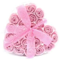 Set de 24 flores de Jabón - rosas rosa | HogarLider