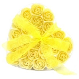 Set de 24 flores de Jabón - rosas amarilla | HogarLider