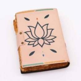 Cuaderno de Cuero - 7 Chakras - 12,5x17,5cm | HogarLider