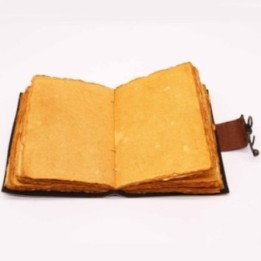 Cuaderno de Cuero - Flor de Loto - 12,5x17,5cm | HogarLider