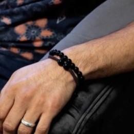 Pulseras de Doble Poder - Ágata Negra | HogarLider