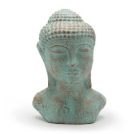 Cabeza de Buda Tranquilidad - Cobre verde | HogarLider