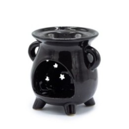 Quemador de Aceite - Luna y Estrellas - Negro | HogarLider