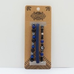 Set de Pulseras para Hombre - Med Set Blues | HogarLider